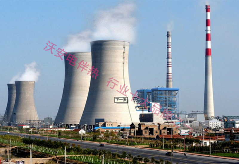 電廠(chǎng)脫硫脫硝的工藝管道防凍電伴熱帶安裝